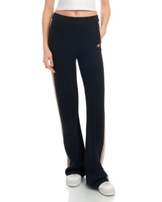 Caf&eacute; Stripe Knit Track Pants