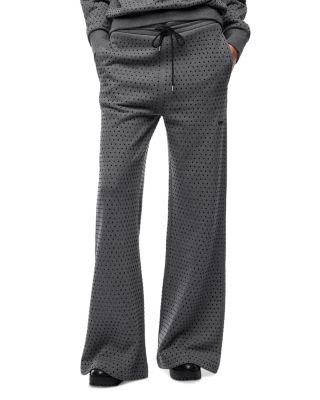 Cotton Studded Drawstring Pants