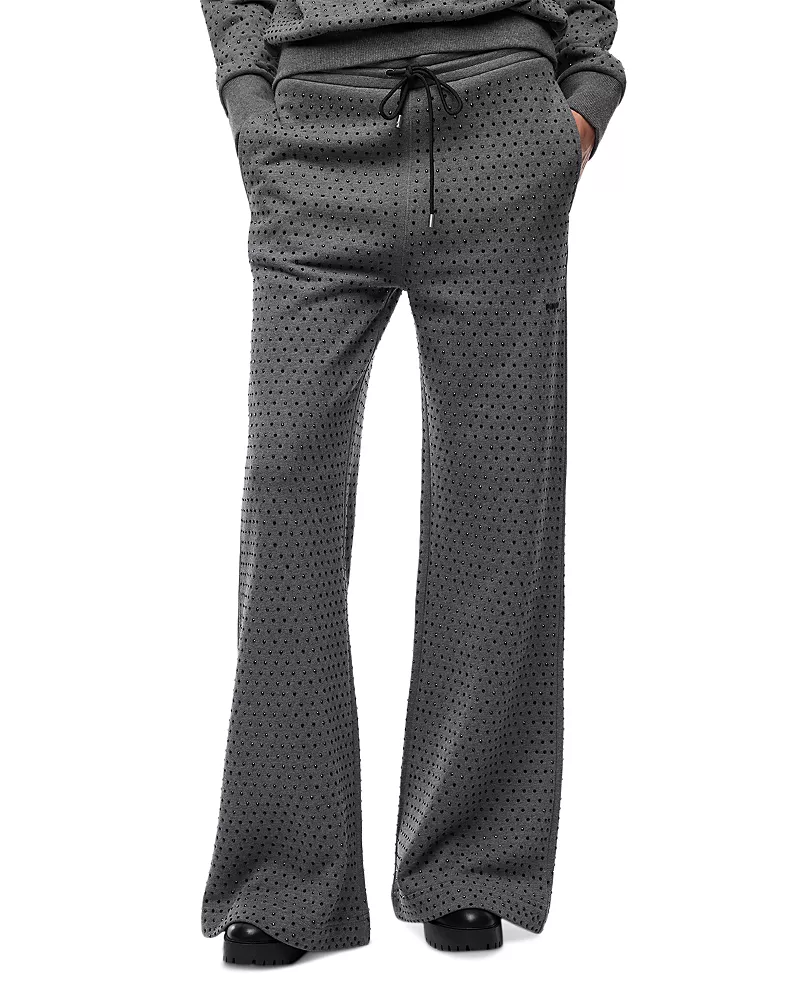 Pinko Cotton Studded Drawstring Pants