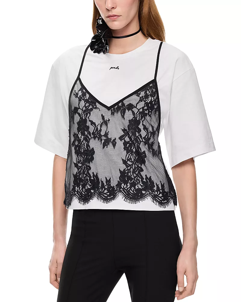 Pinko Tulipano Layered Look Tee