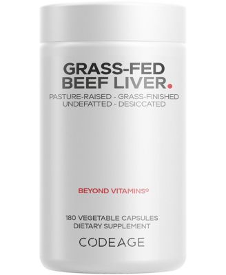  Grass-Fed Beef Liver, Grass-Finished, Pasture-Raised, Freeze-Dried Glandular Supplement