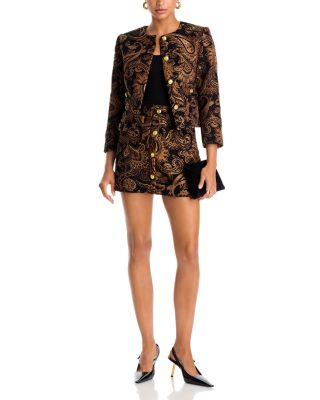Paisley Brocade Jacket & Paisley Brocade Mini Skirt - Exclusive