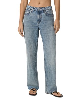 Vuori Vintage Classic Cotton Blend Mid Rise Straight Jeans