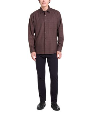 Cotton Weekend Windowpane Pocket Shirt