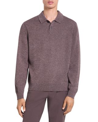 Goris Cashmere Long Sleeve Polo Sweater