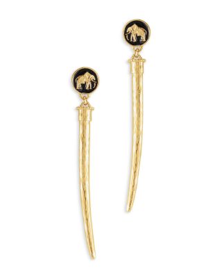 Anabel Aram Safari Tusk Drop Earrings