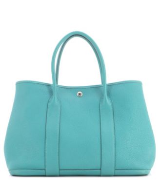36 Garden Party Tote Leather