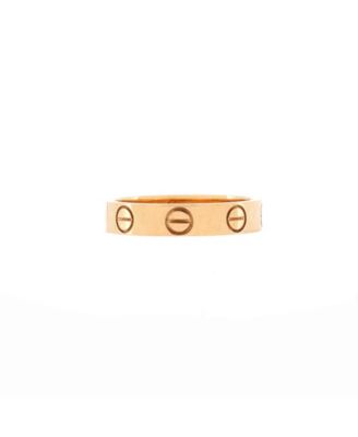  Love Wedding Band Ring 18K Gold