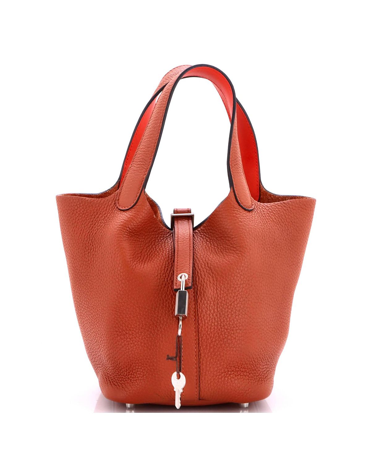 Pre-Owned HERMES Pm Eclat Picotin Lock Bag Clemence