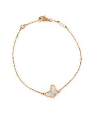  Sweet Alhambra Butterfly Bracelet 18K Gold and Mother of Pearl