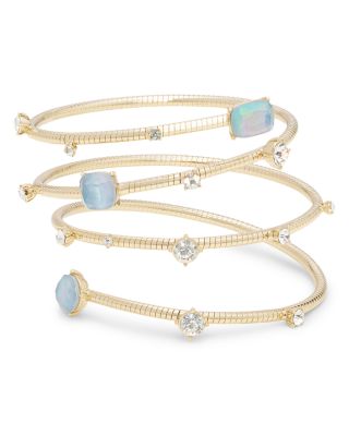 Lila Embellished Wrap Bracelet