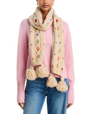 Tilly Narrow Wool Scarf
