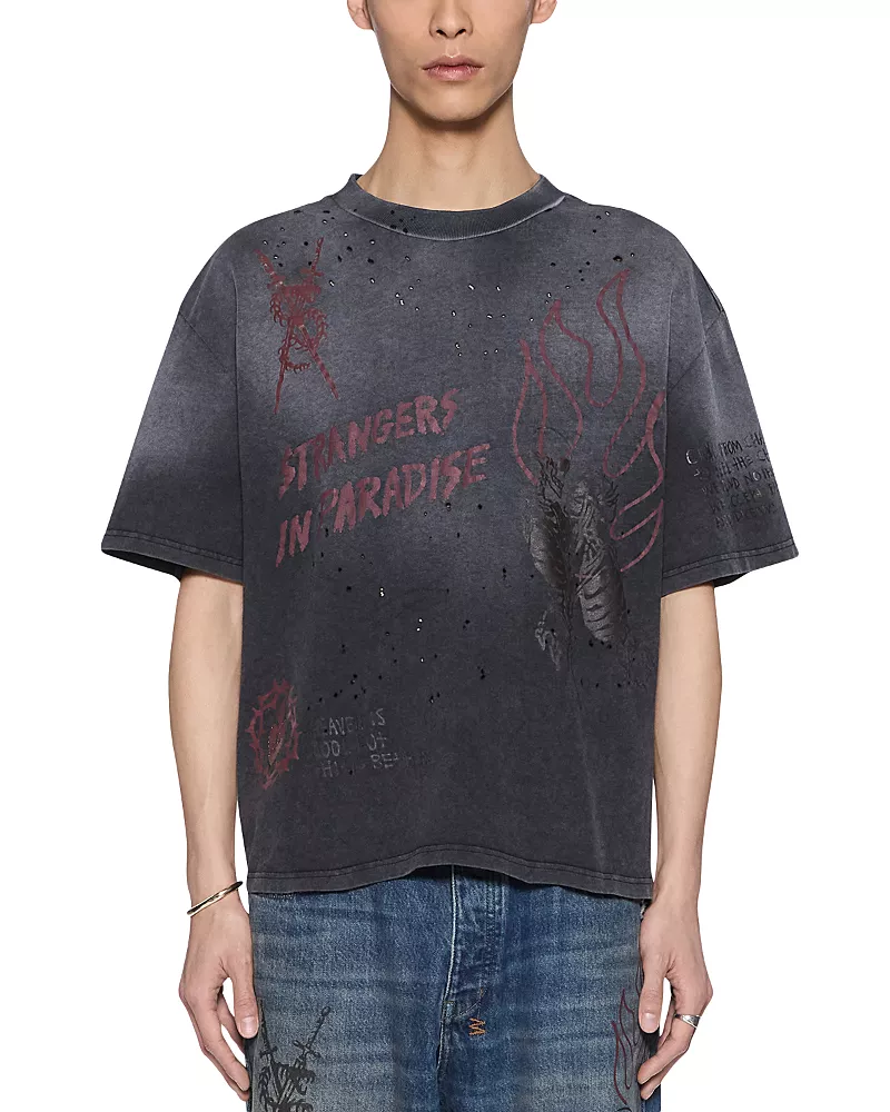 Ksubi Skool Halen Cotton Graphic T-Shirt