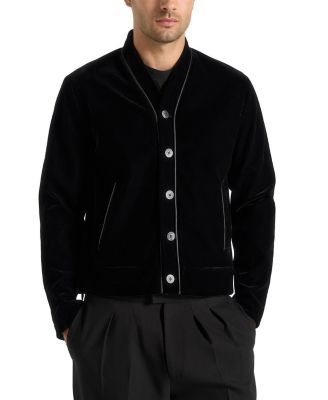 Nassim Velvet Jacket with Contrast Piping
