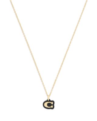 Signature C Pendant Necklace, 16-18" 