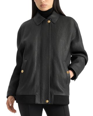 Rosemary Pebble Leather Jacket