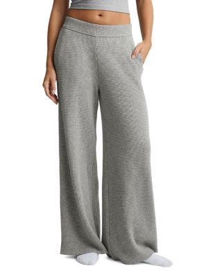 Beyond Yoga Rest Day Waffle Wide Leg Pants
