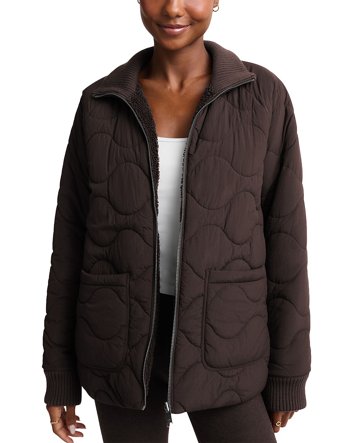 Beyond Yoga Roam Quilted Reversible Jacket