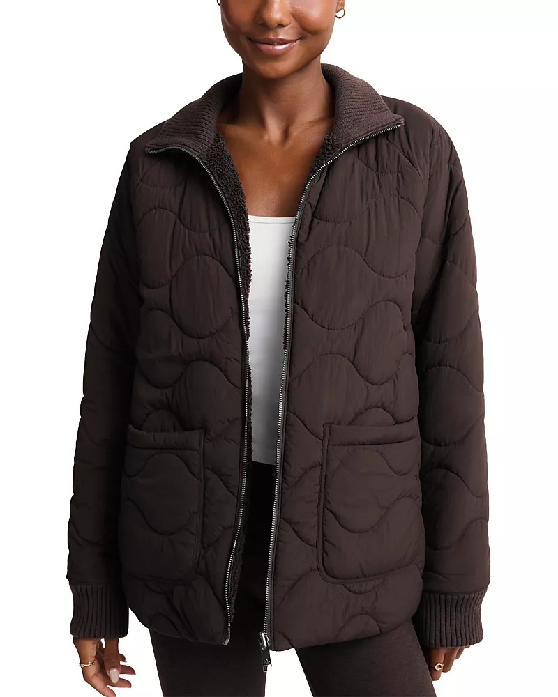 Beyond Yoga Roam Quilted Reversible Jacket