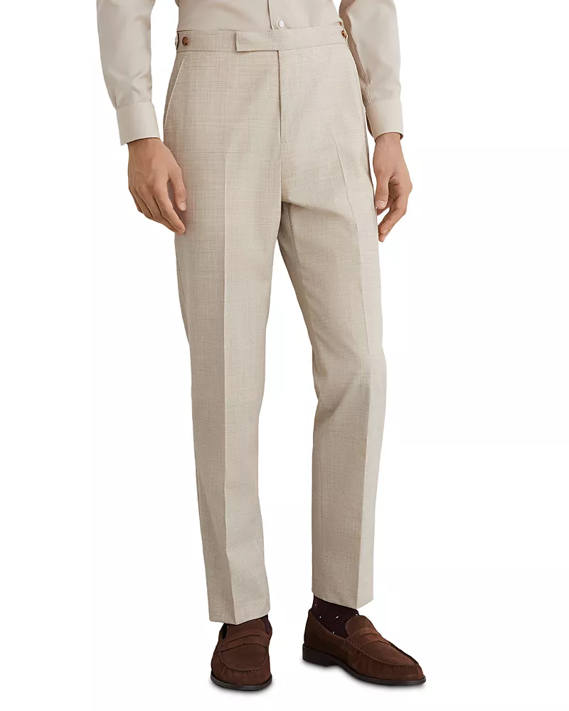 Reiss Vita Wool Blend Classic Fit Suit Trousers