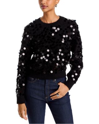 Cinq a Sept Briana Sequin Pullover Sweater