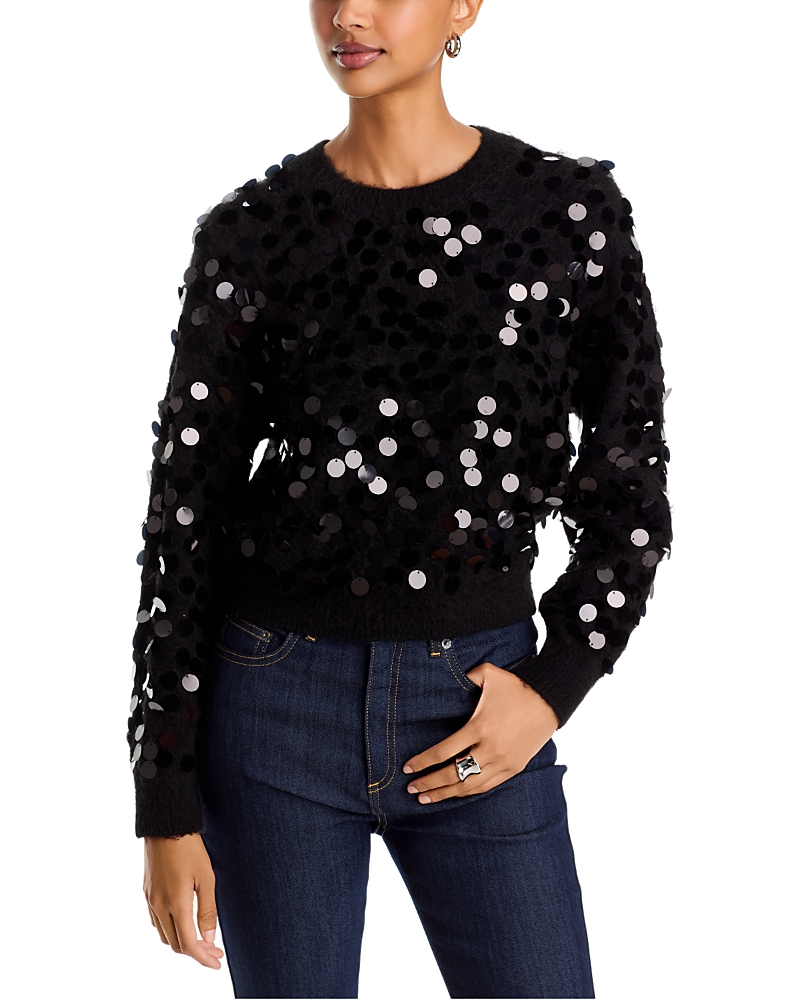 Cinq a Sept Briana Sequin Pullover Sweater