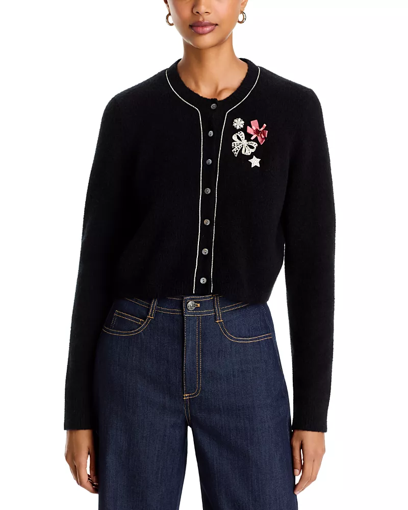 Cinq a Sept Allura Brooch Cardigan