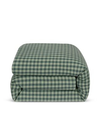 Pembroke Gingham Linen Blend Duvet Cover, Twin