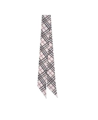  Skinny Reversible Etched Knight Silk Scarf