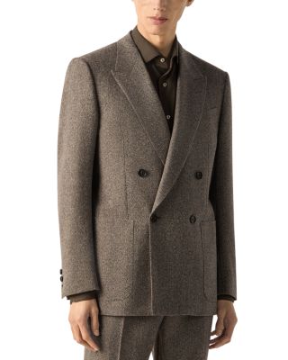 Wool & Cashmere Double Breasted Jacket 