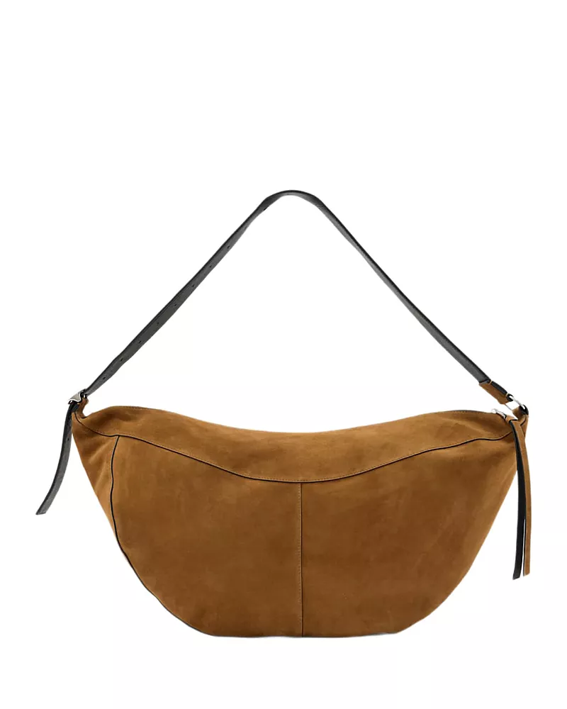 Allsaints Esme Suede Suede Shoulder Bag
