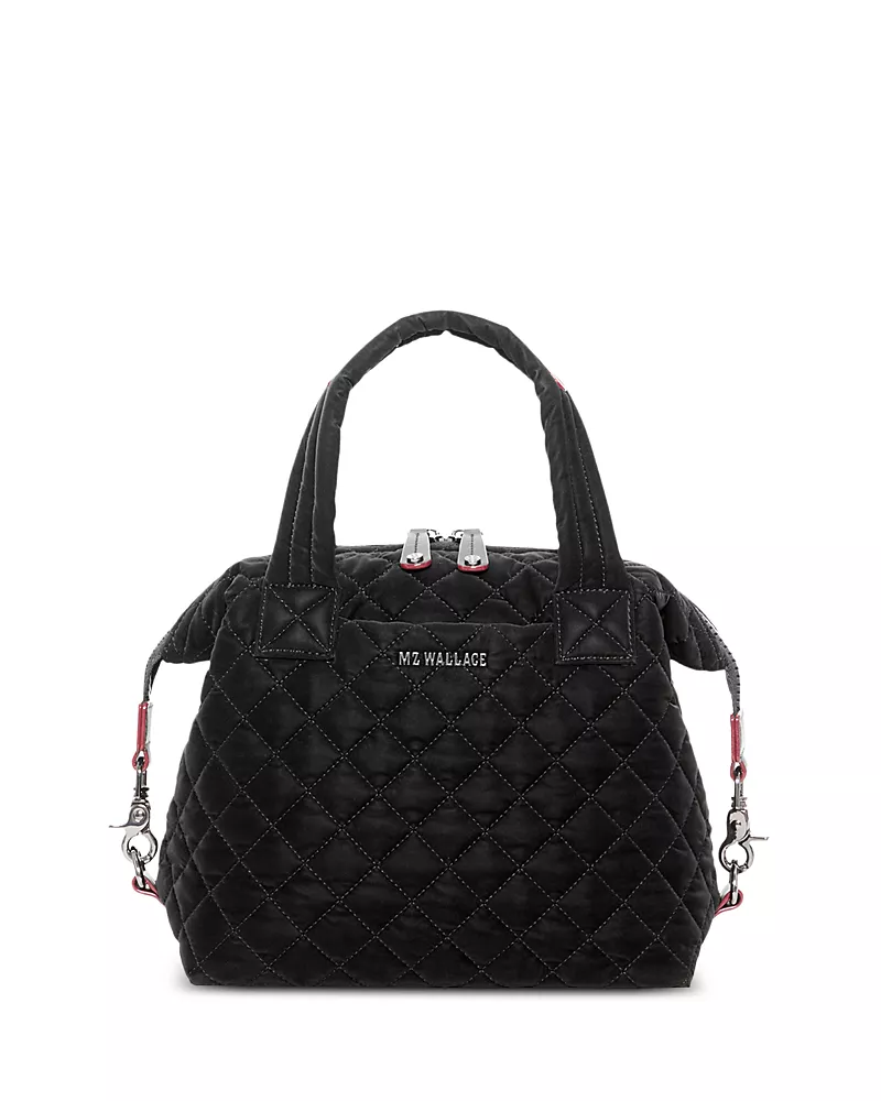 Mz Wallace Sutton Small Velvet Crossbody