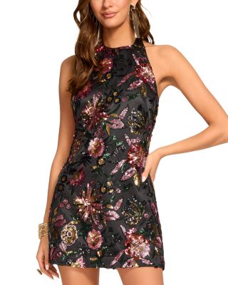 Eva Floral Halter Dress
