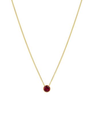  Birthstone Pendant Necklace