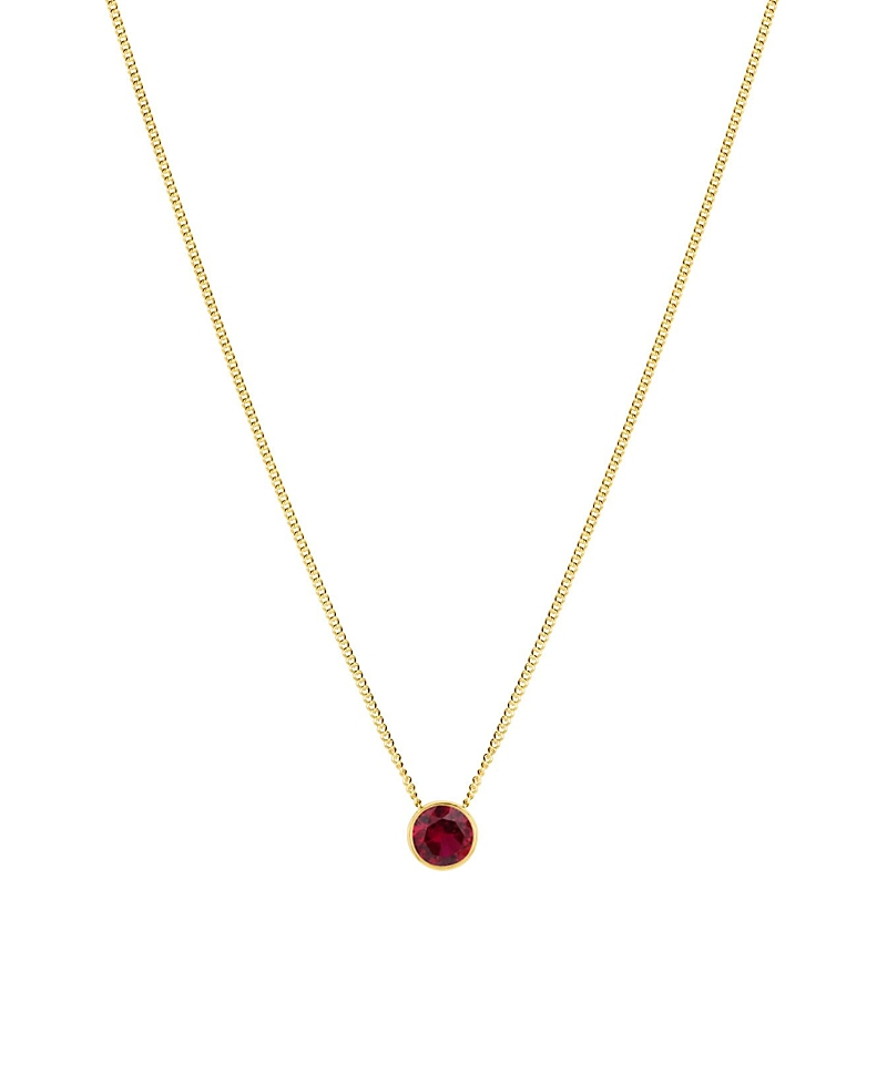 Set & Stones Birthstone Pendant Necklace · OS