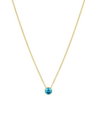 Set & Stones Birthstone Pendant Necklace