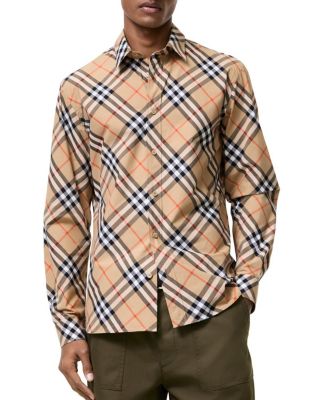 Relaxed Fit Check Cotton Poplin Shirt