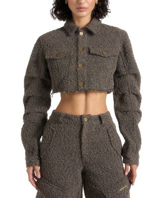 Catherine Cropped Boucle Jacket