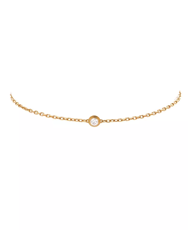 Pre-Owned Cartier Small D'Amour Bracelet 18K Gold and Diamond