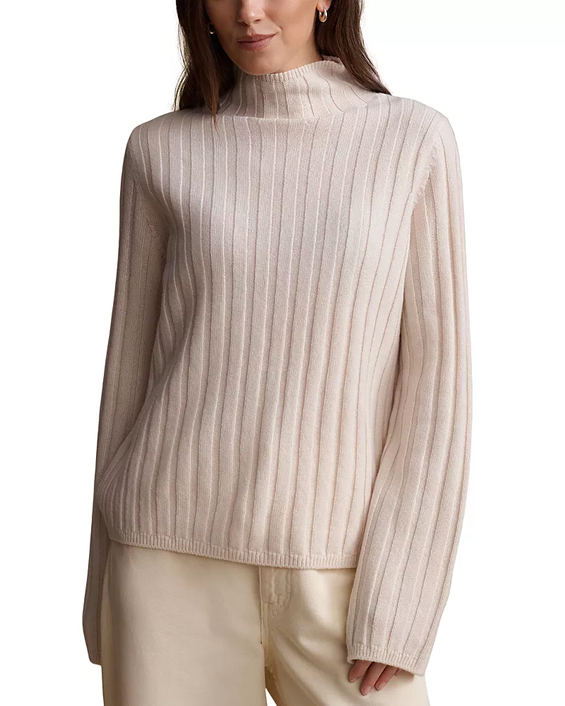 Jenni Kayne Rowan Wool & Cashmere Ribbed Sweater