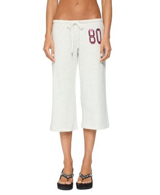 80 Sequin Capri Sweatpants