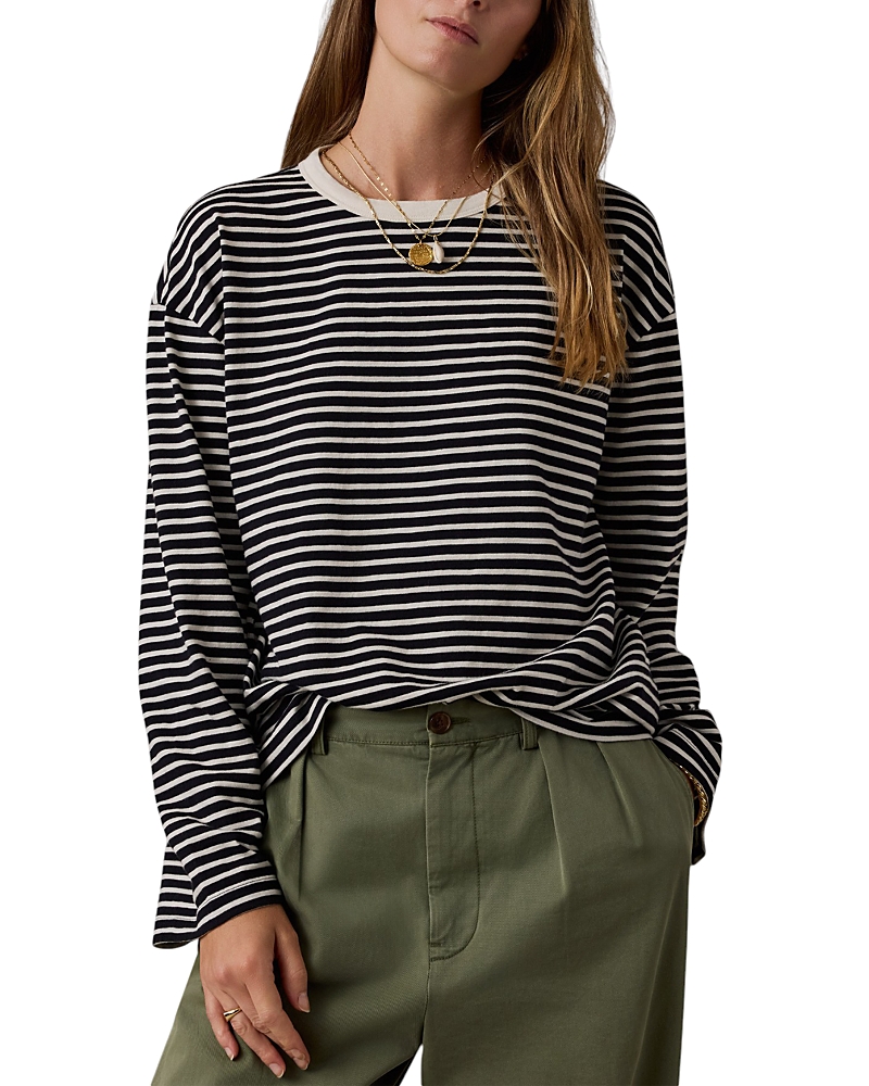 Faherty Sunwashed Long Sleeve Retro Tee