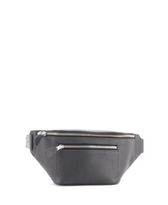 PM Cityslide Togo Leather Silver Tone Hardware Belt Bag