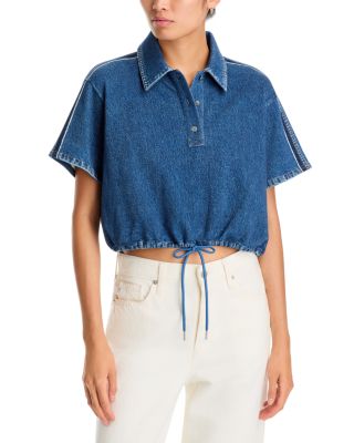 Miramar Cotton Tie Hem Polo Shirt