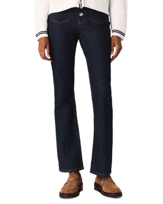 Passionbrut High Rise Straight Jeans in Dark Blue