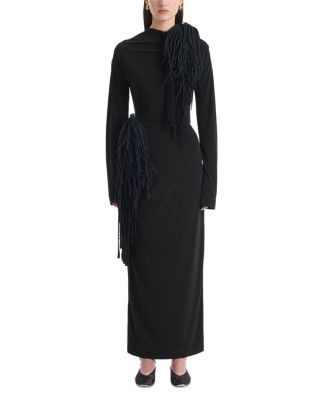 Altuzarra Garland Fringe Trim Dress