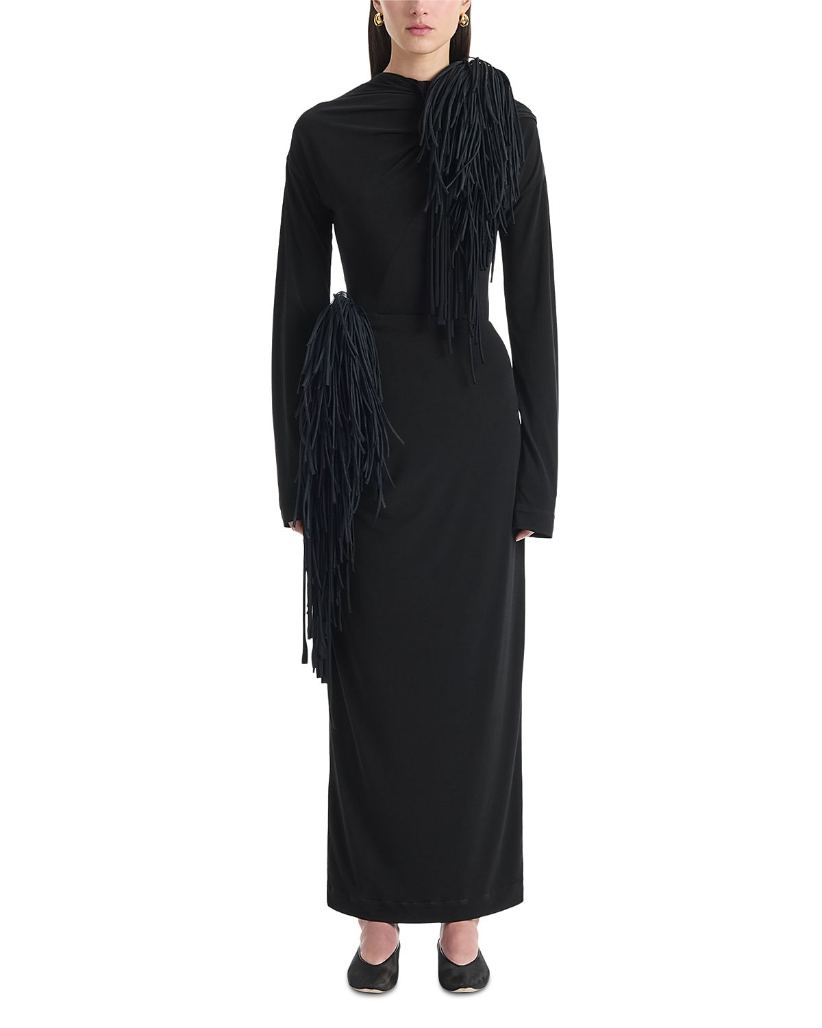 Altuzarra Garland Fringe Trim Dress