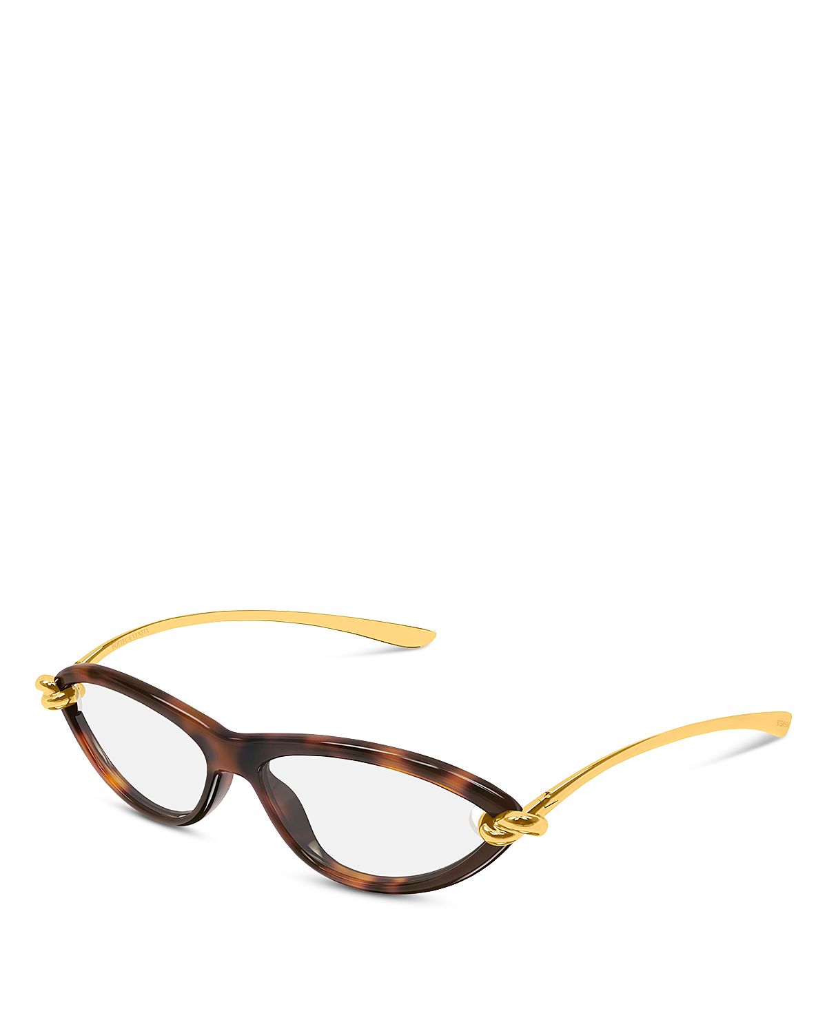 Bottega Veneta Knot Cat Eye Sunglasses, 56mm