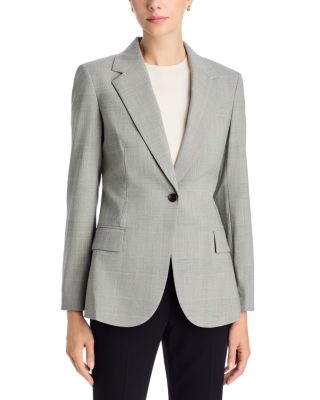Lynnia Single Breasted Wool-Blend Blazer