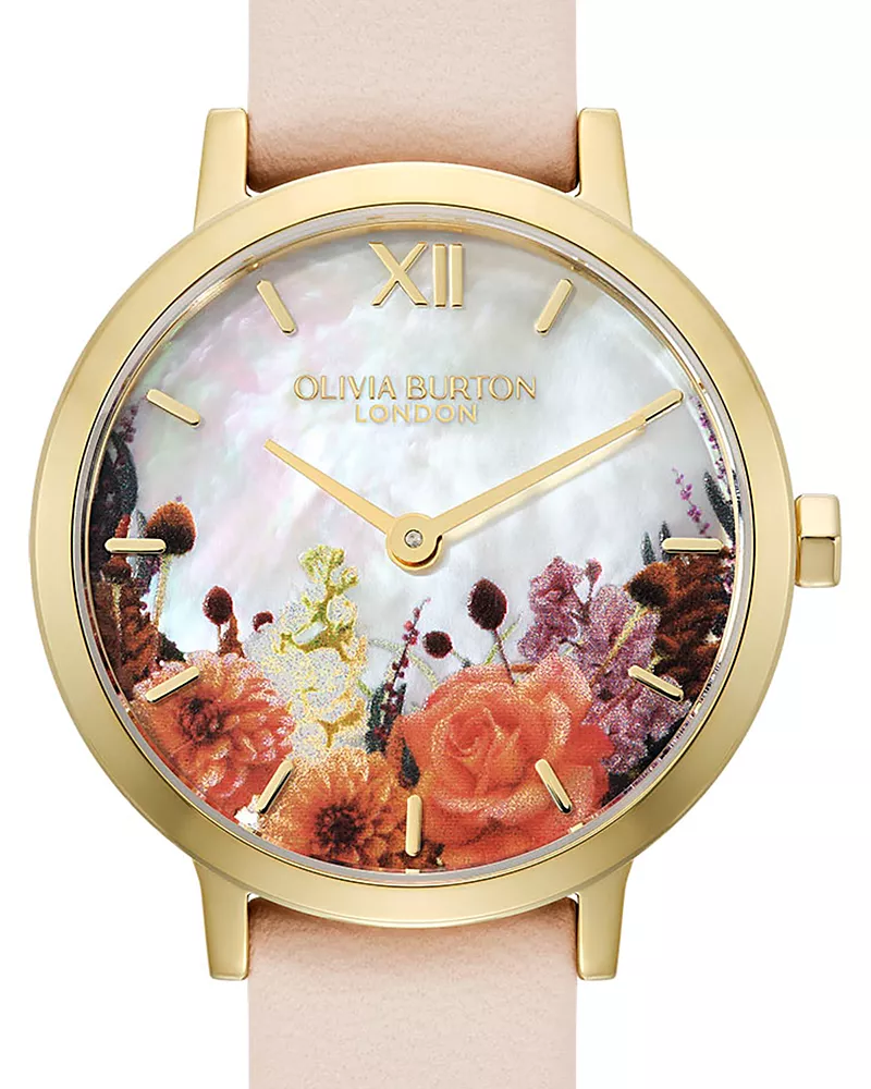 Olivia Burton Autumn Floral Watch, 28mm